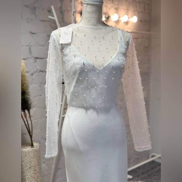Dresses | Handmade Wedding Dress Beaded Topper | Poshmark
